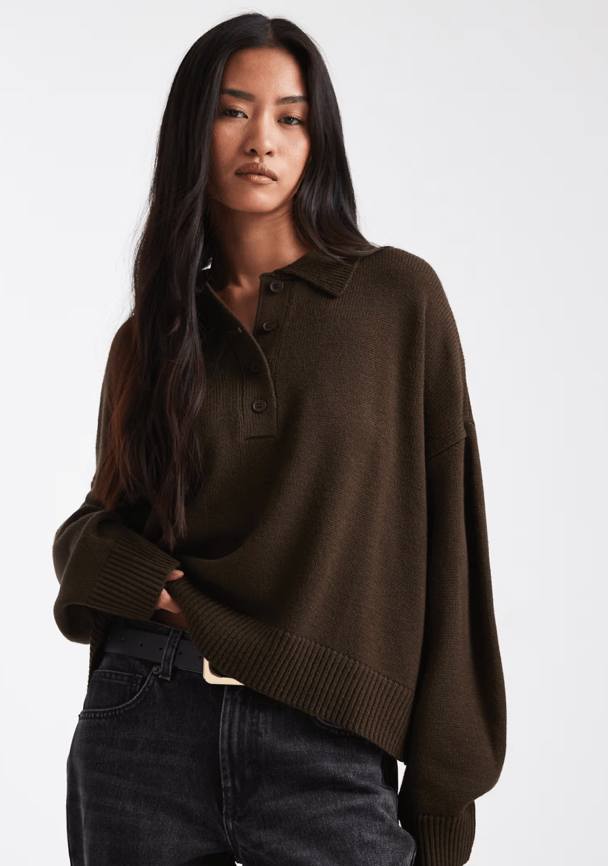 ASOS polo knit.