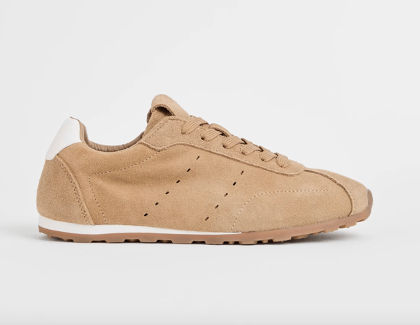 Target suede sneakers.