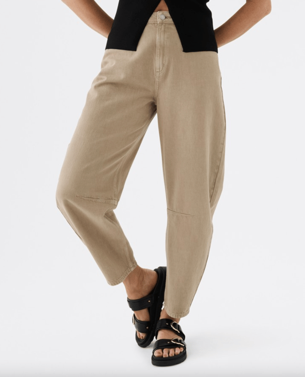 Big W barrel jeans.