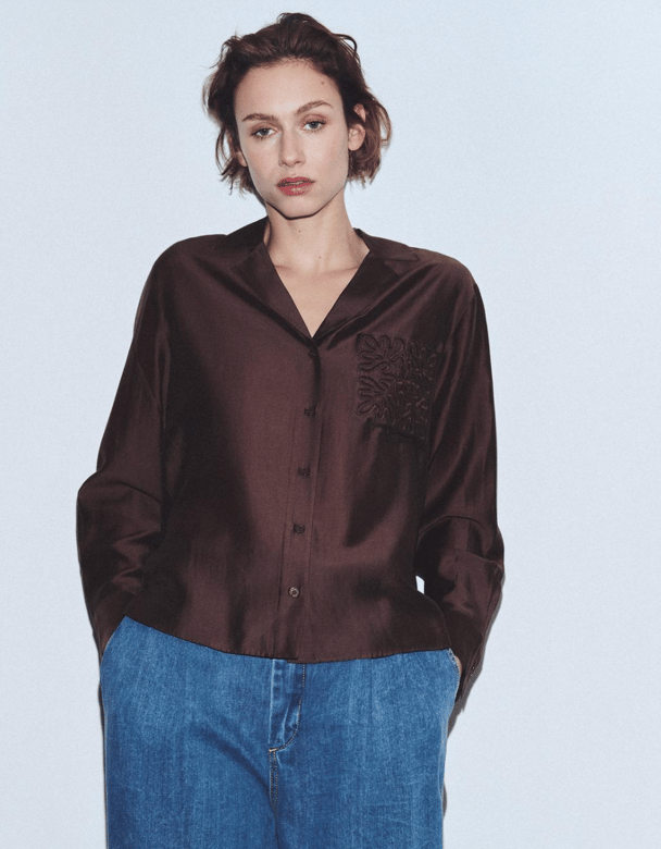 Zara embroidered shirt.