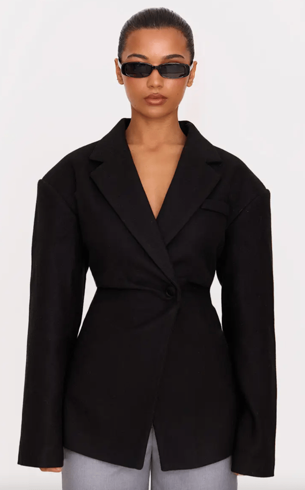 PrettyLittleThing hourglass blazer.