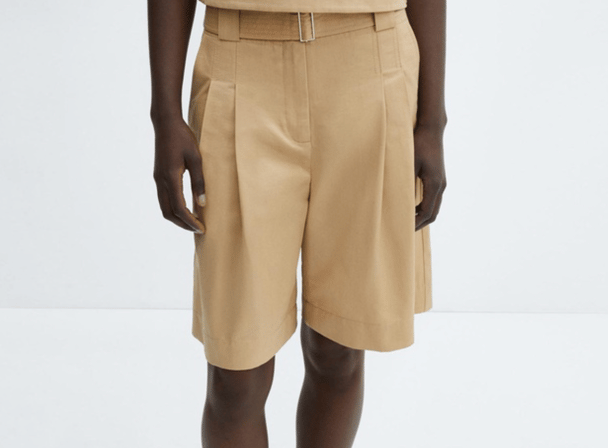 medium brown bermuda shorts