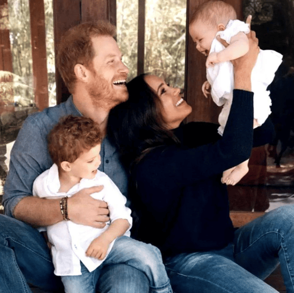 Prince Harry and Meghan Markle's 2021 Christmas card.