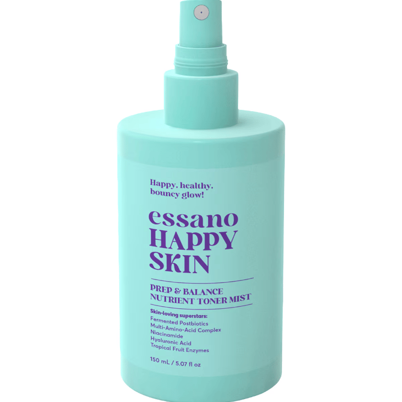 Essano Happy Skin Prep & Balance Toner Mist.