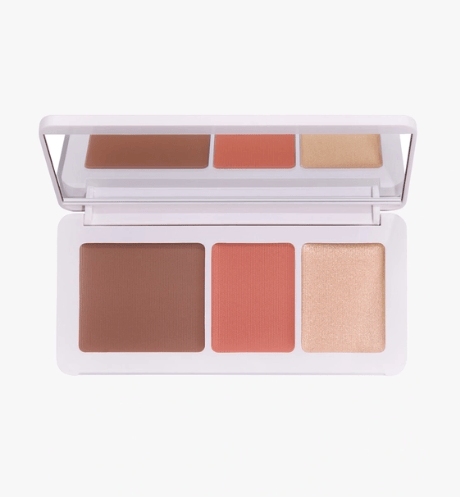 Mecca Max Sunkissed Flush Cream Complexion Palette.