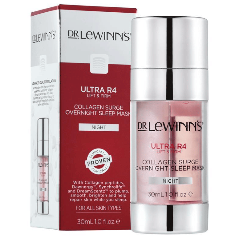 Dr LeWinn's Ultra R4 Collagen Surge Overnight Sleep Mask.