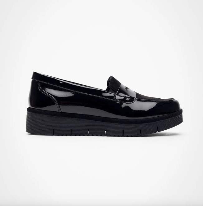 black wedge loafer from Taking Shape