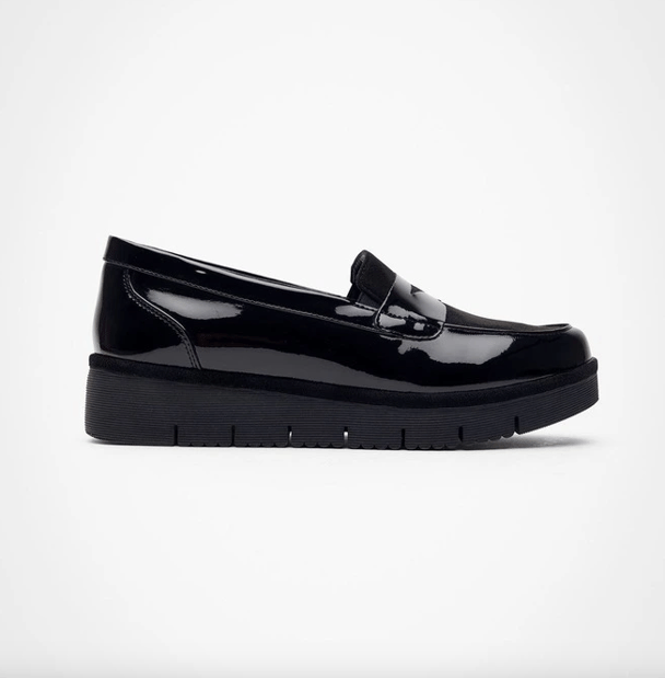 black wedge loafer from Taking Shape