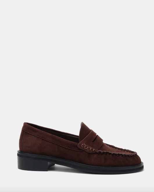 brown suede loafer from Novo
