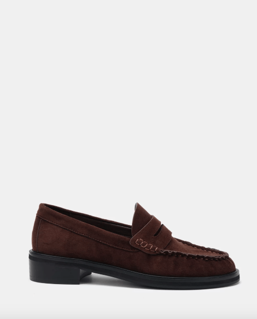 brown suede loafer from Novo