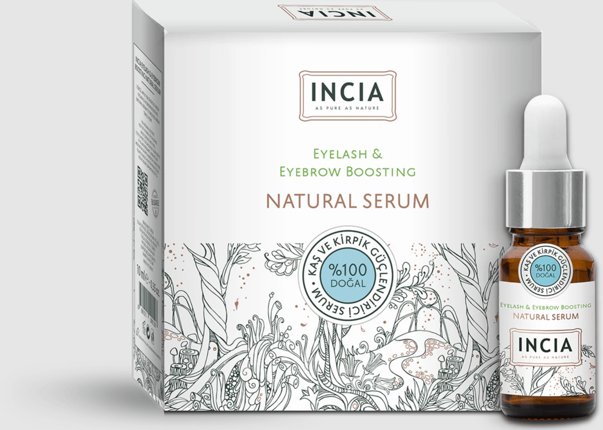 INCIA Natural Eyebrow and Eyelash Care Serum