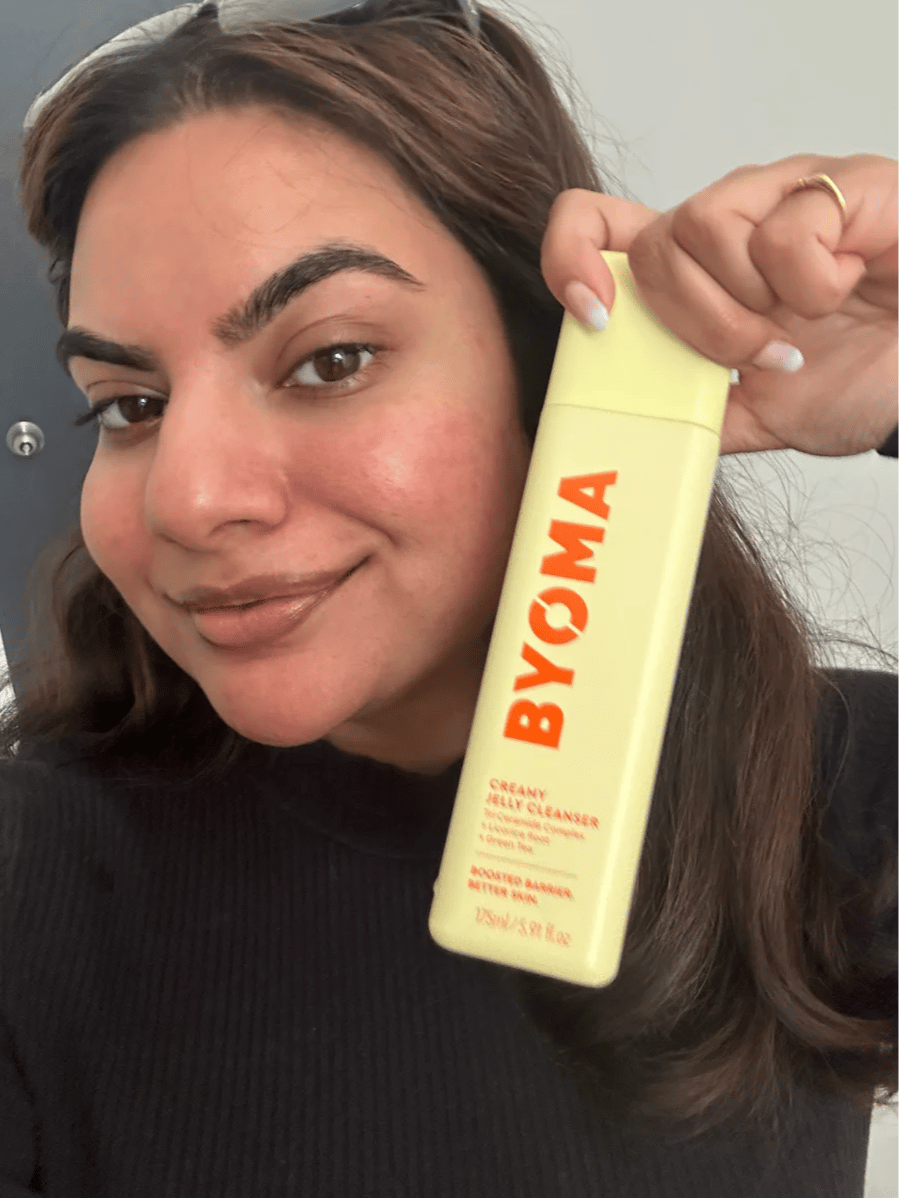 BYOMA creamy gel cleanser.