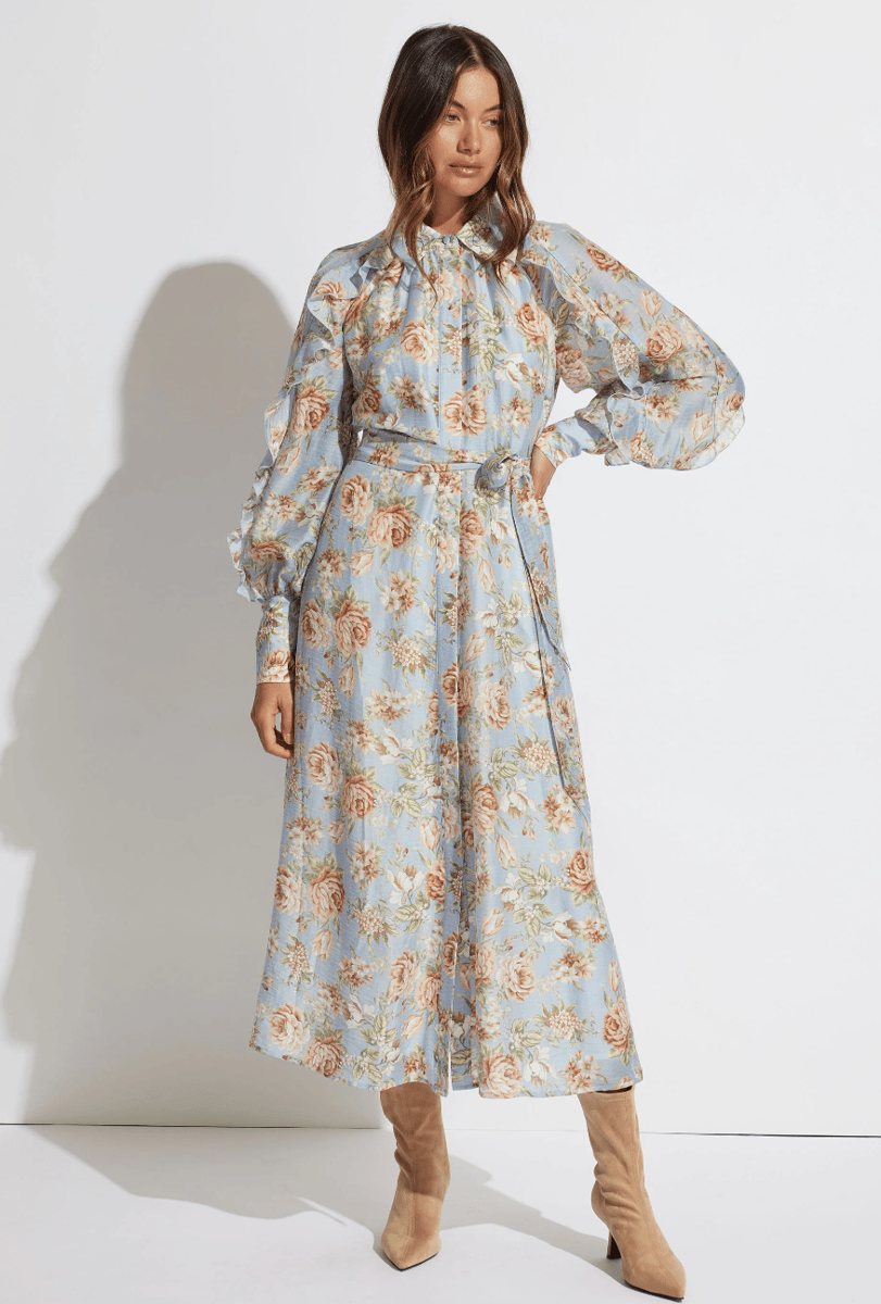 ruffle dress floral pattern for any event