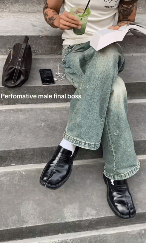 performative-male-matcha-book-headphones