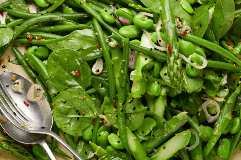 Spring salad. 