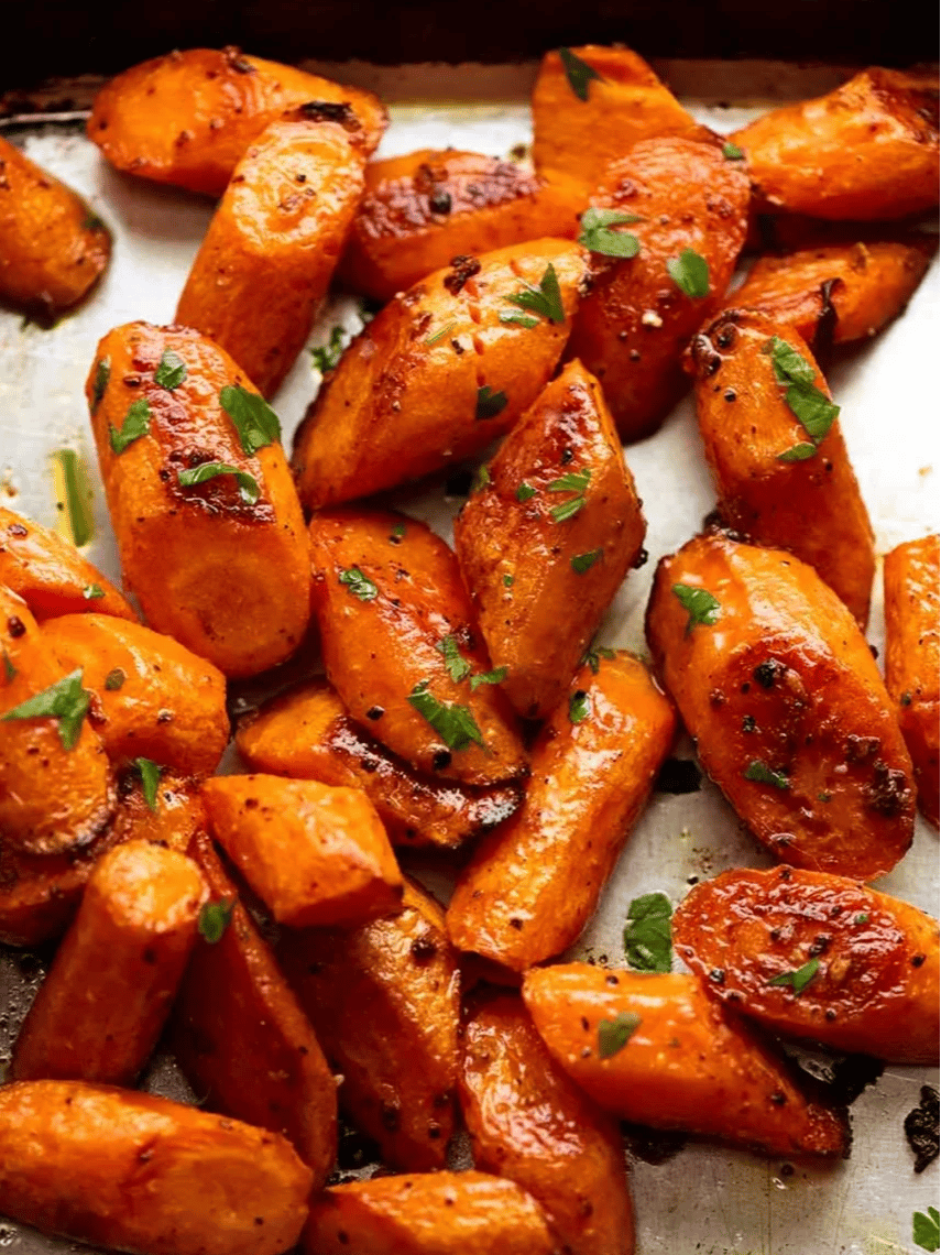 Great roasted carrots. 