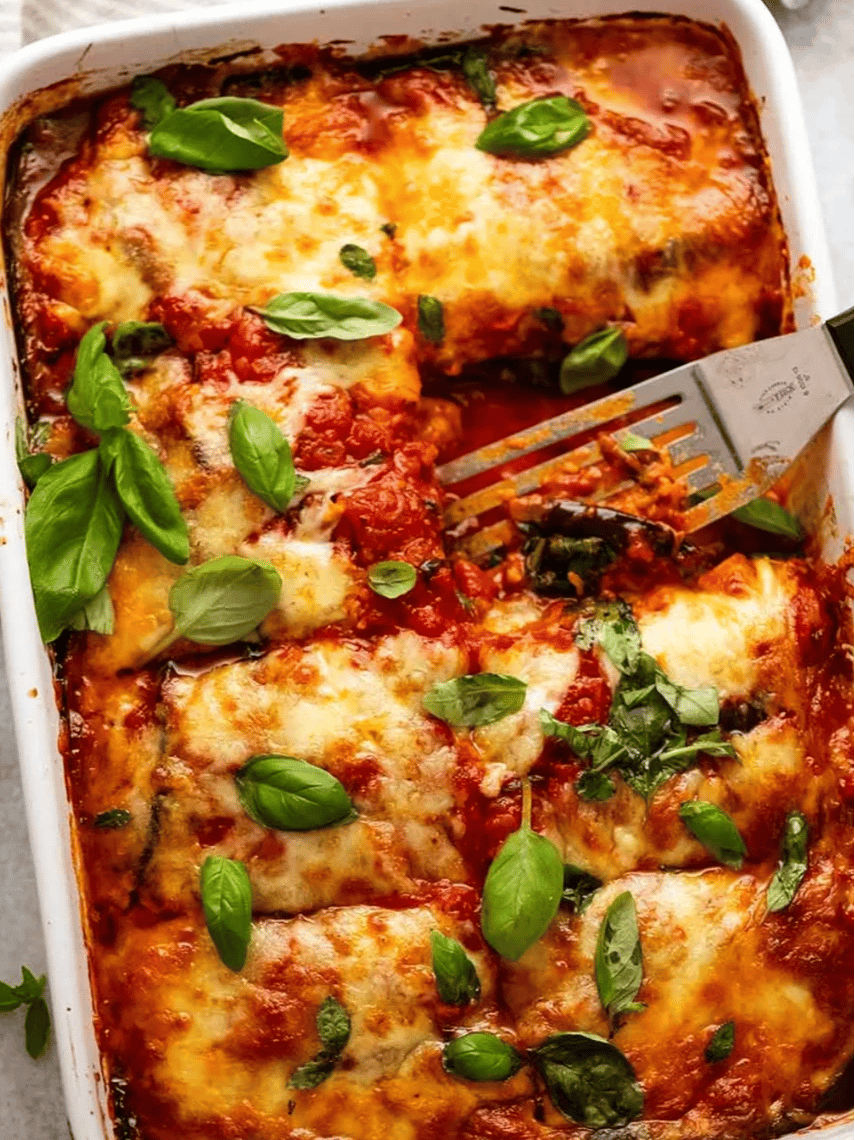 Eggplant Parmigiana.