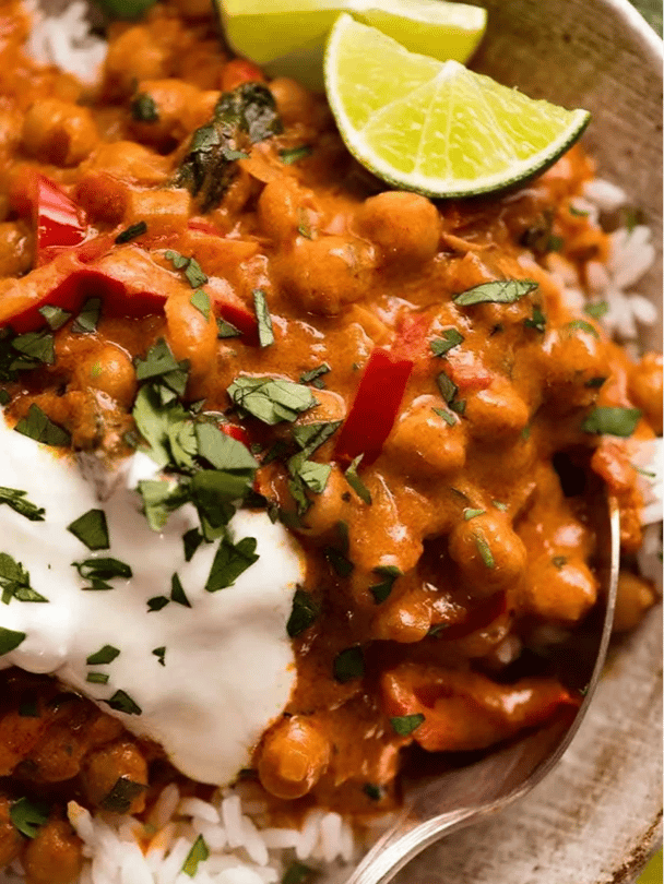 Brazilian Coconut Chickpea Curry.