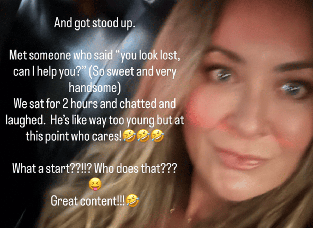 michelle bridges instagram story about being stood up