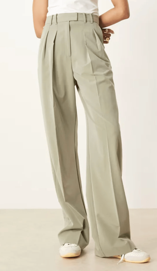 tailored wide leg pants for tall girls