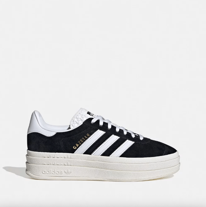 Adidas Original Gazelle Bold in Black and White