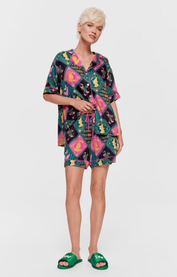 Limited edition Wicked collaboration shortie Pj set