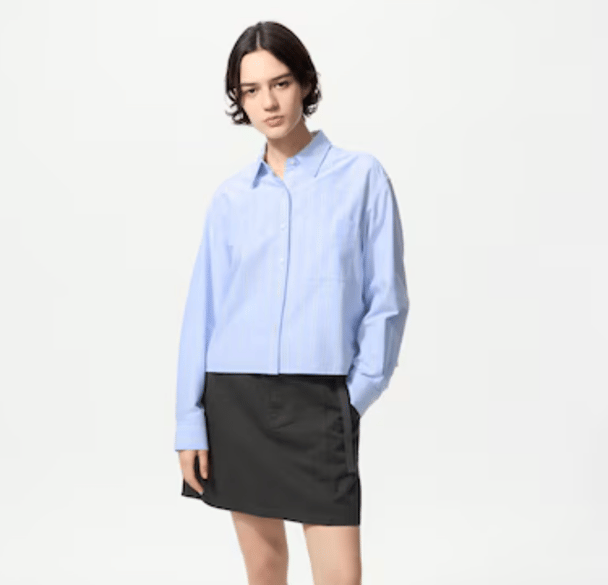 Short length with a boxy silhouette shirt