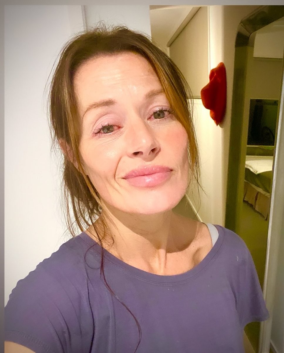 Madeleine West when she had just had her youngest baby. 