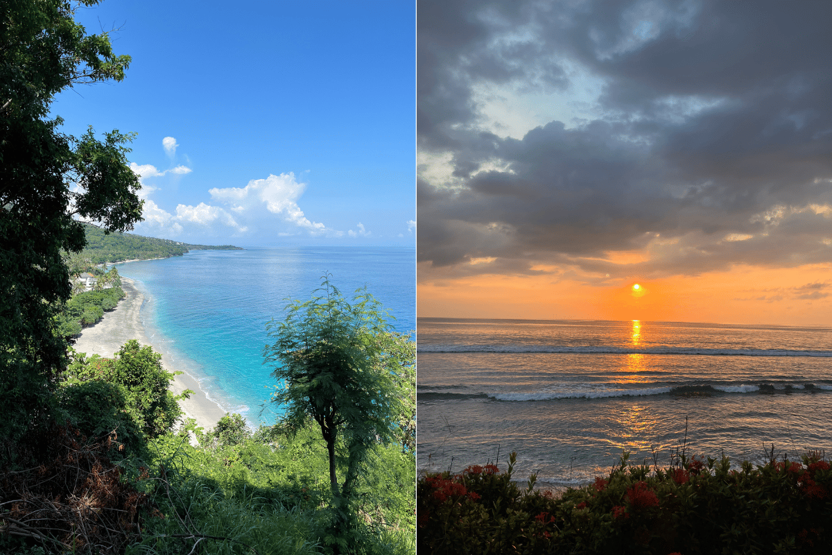 Nipah Beach and Pandanan Beach respectively.