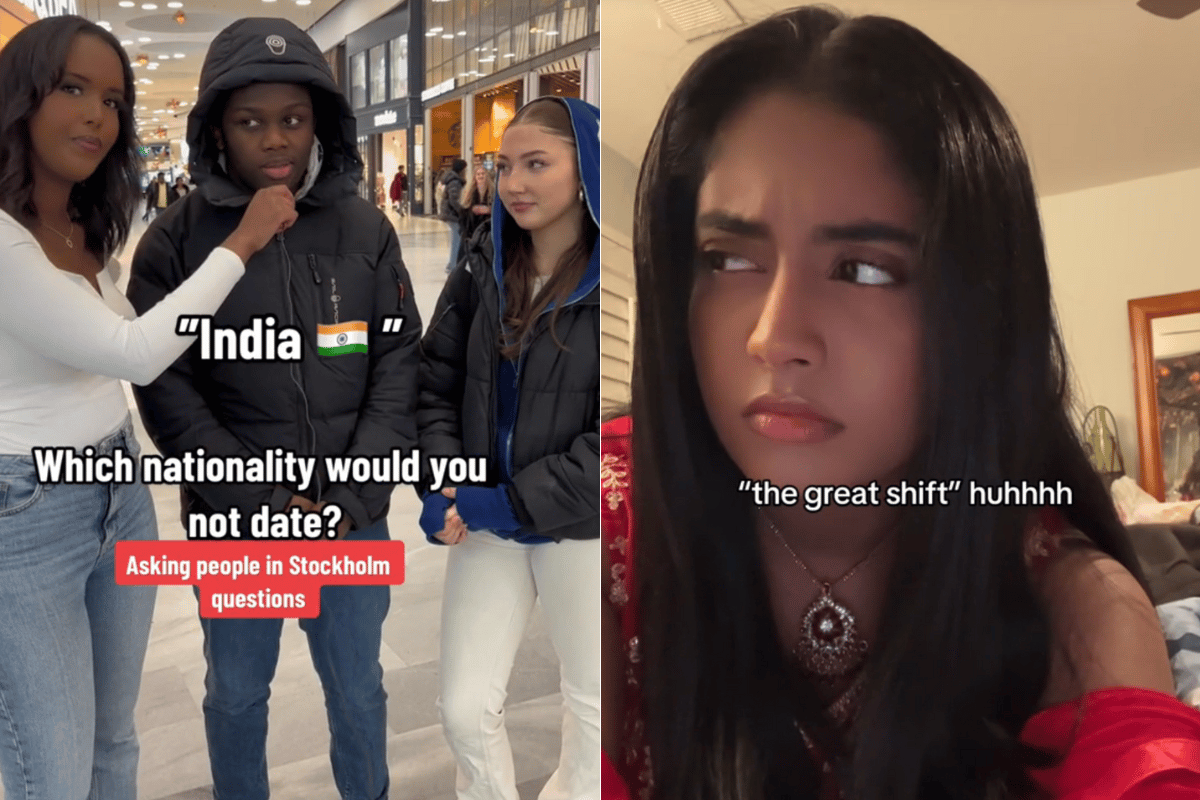 TikTok trends “one race I wouldn’t date” and “great shift” reveal how South Asians remain targets of online racism.