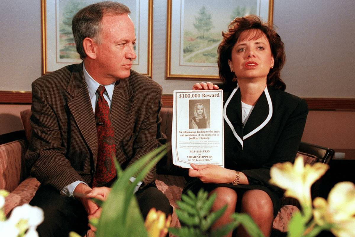 John and Patsy Ramsey came under intense public scrutiny. Image: Getty.