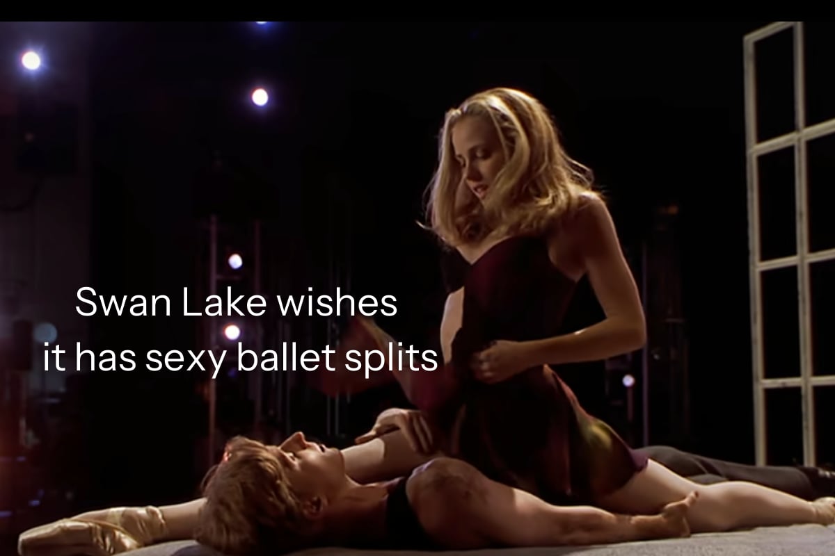 The 2000 ballet drama Center Stage is the best movie.