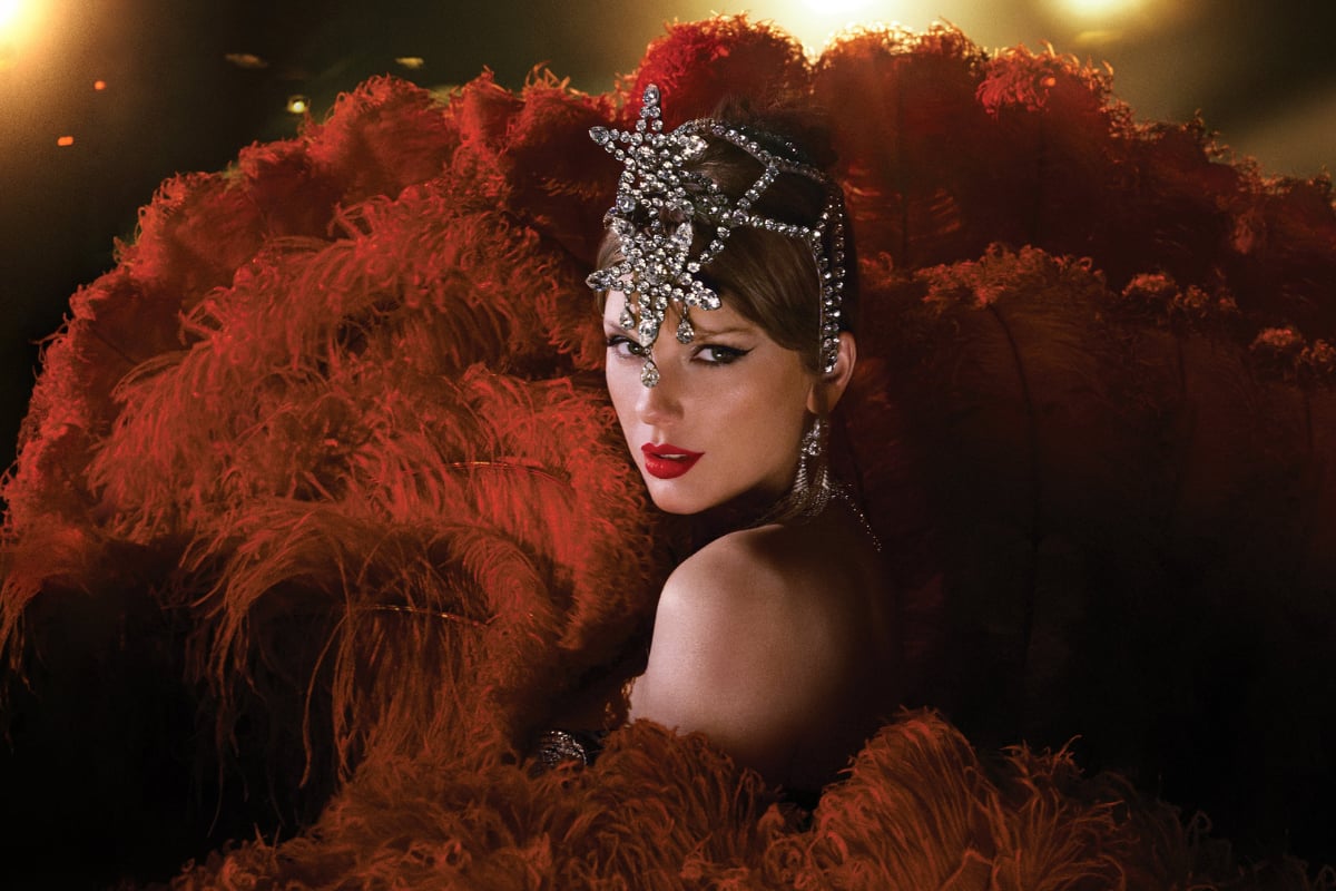 Taylor Swift: The Official Release Party of a Showgirl is in cinemas now. Image: Taylor Swift.