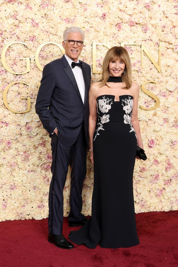 Ted Danson and Mary Steenburgen attend the 82nd Annual Golden Globe Awards.