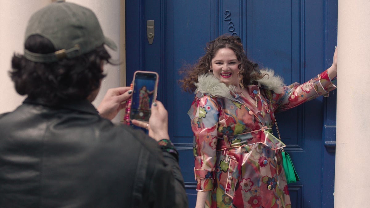 Megan Stalter and Will Sharpe in Too Much. Image: Netflix.