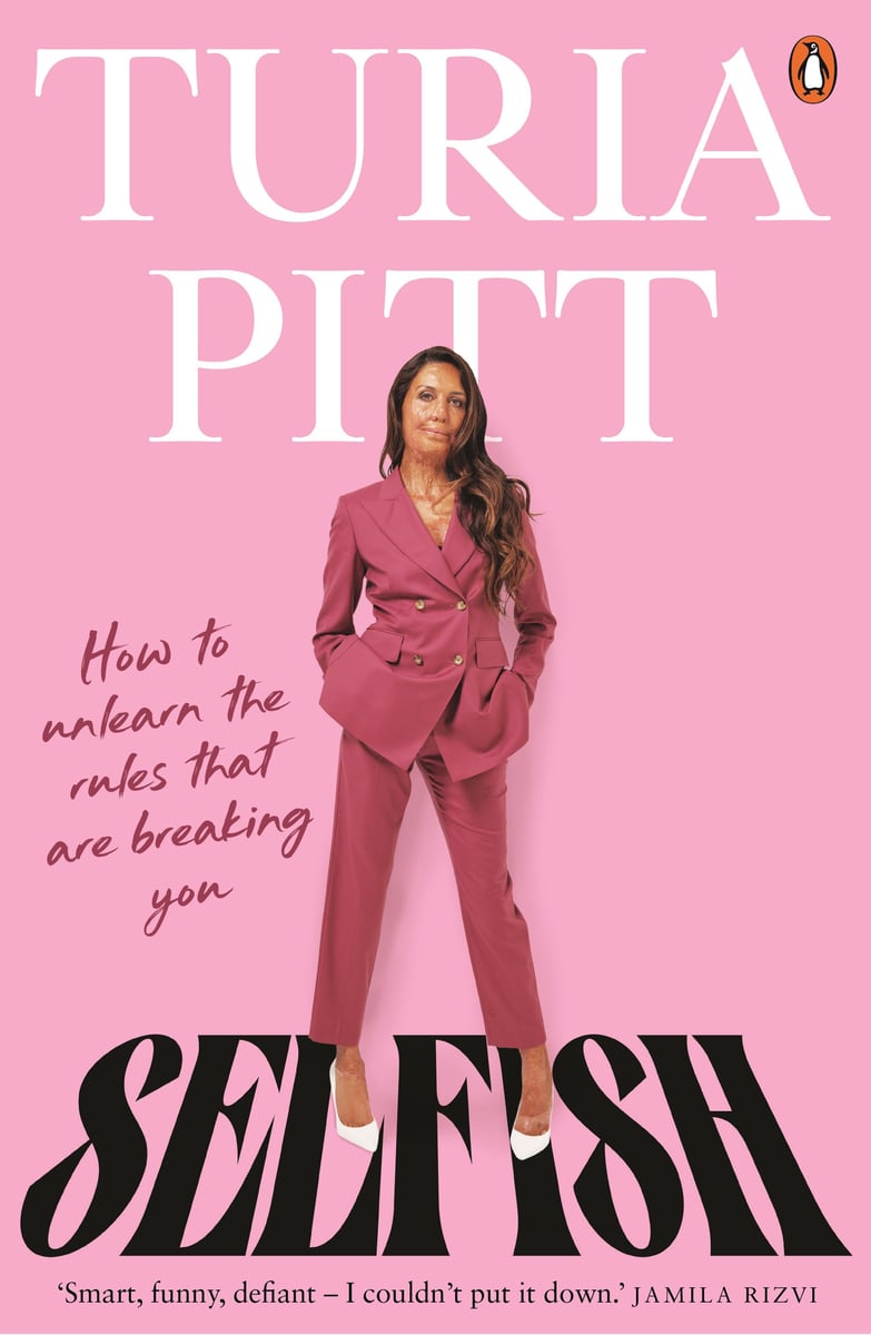 Book cover: Selfish by Turia Pitt