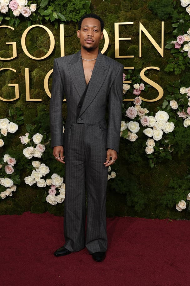 Abbott Elementary actor Tyler James Williams attends the 82nd Annual Golden Globe Awards.