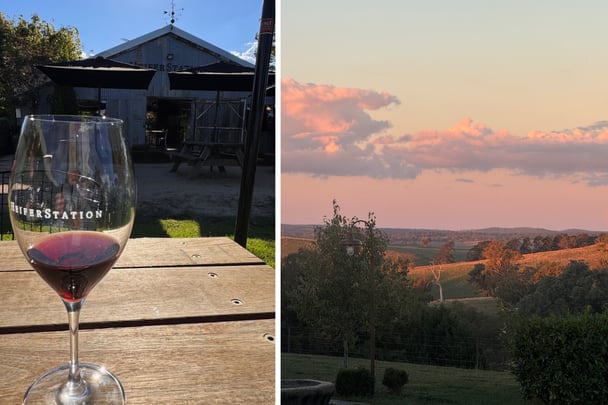 Heifer Station Wines, and the view from Loft House. Image: Supplied.