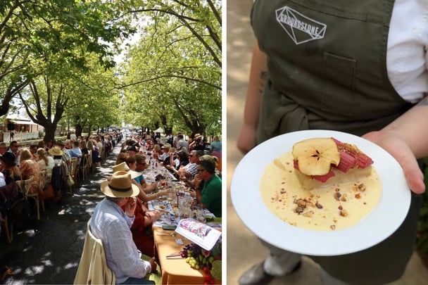 The Sampson Street Lunch, and dessert by Groundstone Cafe. Image: Supplied.