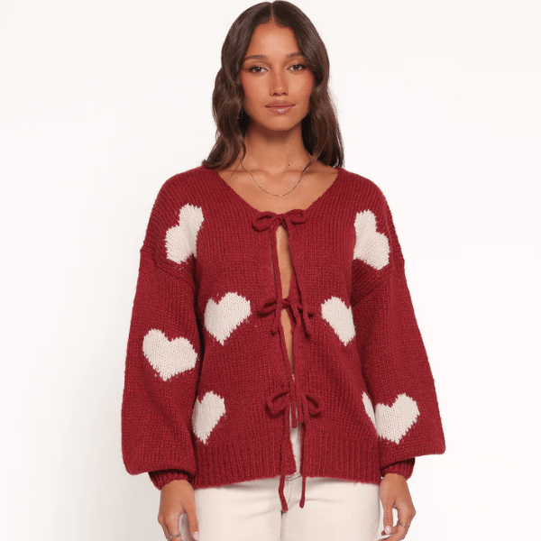 open front with tie close cardigan from Petal & Pup