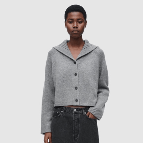 sailor collar knit cardigan from COS