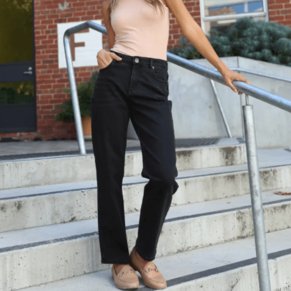  jeans in black from Monaco Jeans