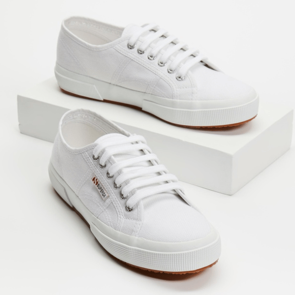 tennis shoes with cotton-canvas upper from Superga