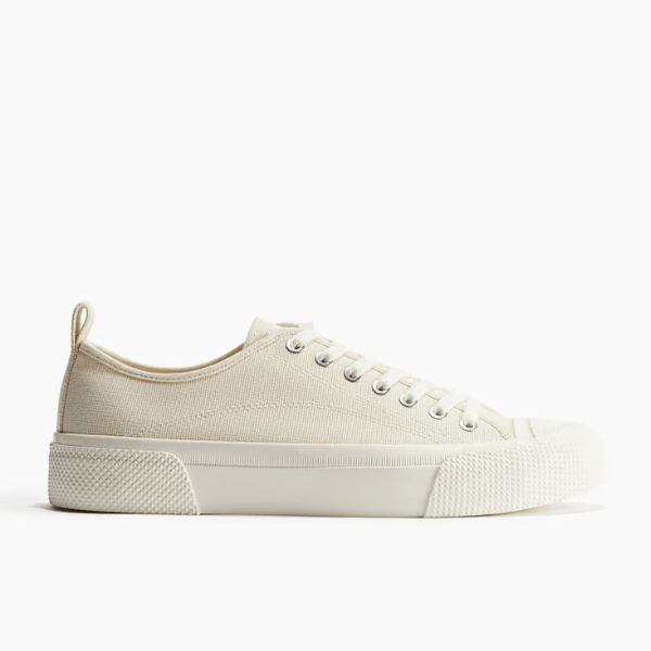 sneakers in cotton canvas from H&M