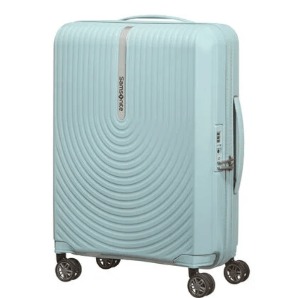 sky blue suitcase from Samsonite