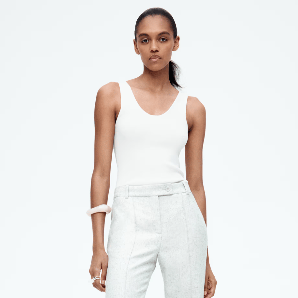 scoop neckline knit tank from H&M