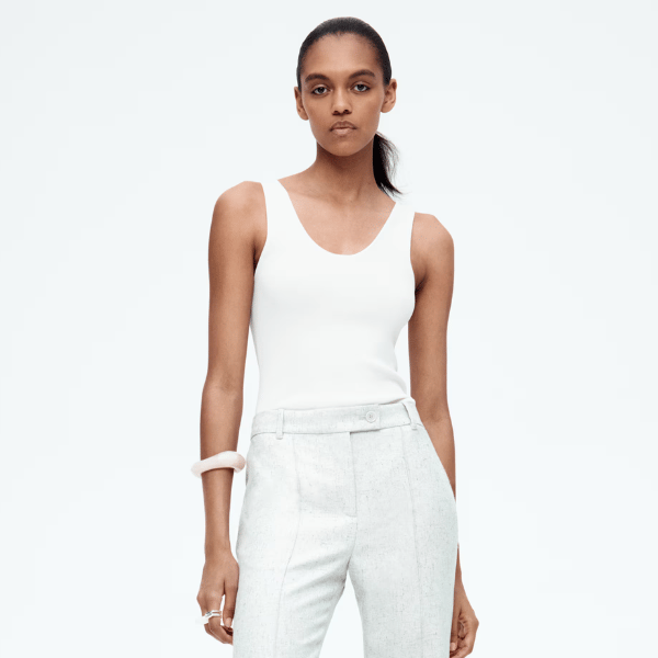scoop neckline knit tank from H&M
