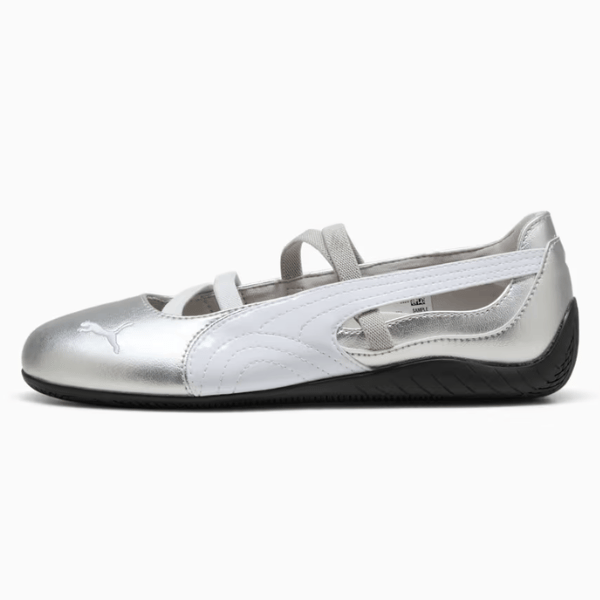 metallic leather upper shoes from Puma