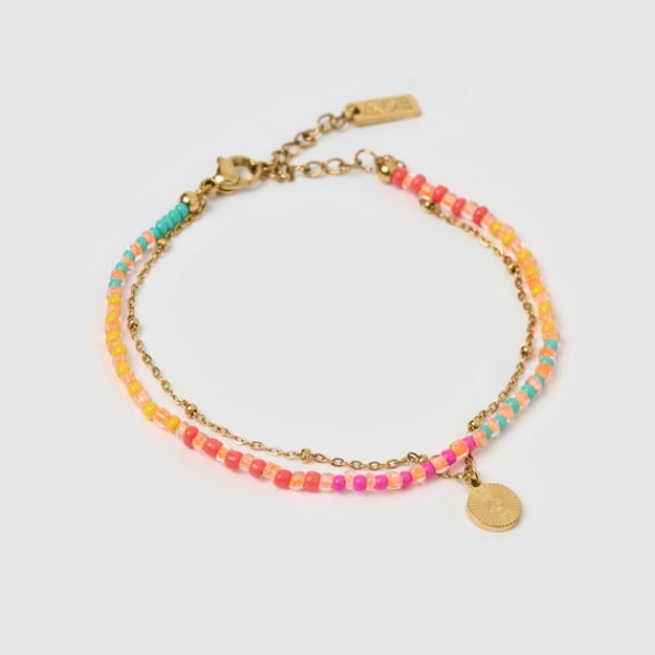 Bracelet with glass beads