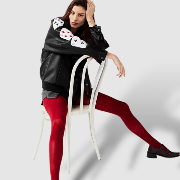 woman wearing red tights from High Heel Jungle